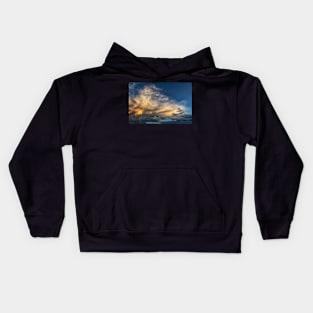 Crazy Clouds Near Sunrise Kids Hoodie